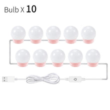 Load image into Gallery viewer, CanLing LED 12V Makeup Mirror Light Bulb Hollywood Vanity Lights Stepless Dimmable Wall Lamp 6 10 14Bulbs Kit for Dressing Table