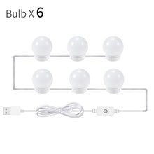 Load image into Gallery viewer, CanLing LED 12V Makeup Mirror Light Bulb Hollywood Vanity Lights Stepless Dimmable Wall Lamp 6 10 14Bulbs Kit for Dressing Table