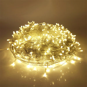 Christmas Outdoor Lighting 20/30/50/100M LED Street Garland Fairy String Lights Decor For Garden Park Entrance 8 change Luminous