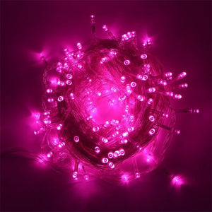 Christmas Outdoor Lighting 20/30/50/100M LED Street Garland Fairy String Lights Decor For Garden Park Entrance 8 change Luminous