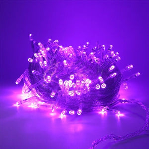 Christmas Outdoor Lighting 20/30/50/100M LED Street Garland Fairy String Lights Decor For Garden Park Entrance 8 change Luminous