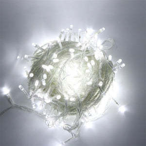 Christmas Outdoor Lighting 20/30/50/100M LED Street Garland Fairy String Lights Decor For Garden Park Entrance 8 change Luminous