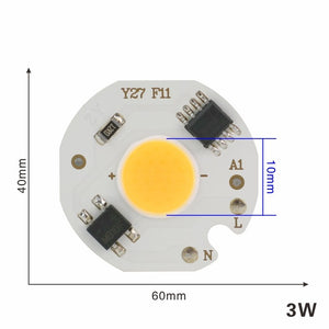 LED COB Chip 10W 20W 30W 50W 220V Smart IC No Need Driver 3W 5W 7W 9W LED Bulb Lamp for Flood Light Spotlight Diy Lighting