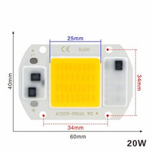 Load image into Gallery viewer, LED COB Chip 10W 20W 30W 50W 220V Smart IC No Need Driver 3W 5W 7W 9W LED Bulb Lamp for Flood Light Spotlight Diy Lighting